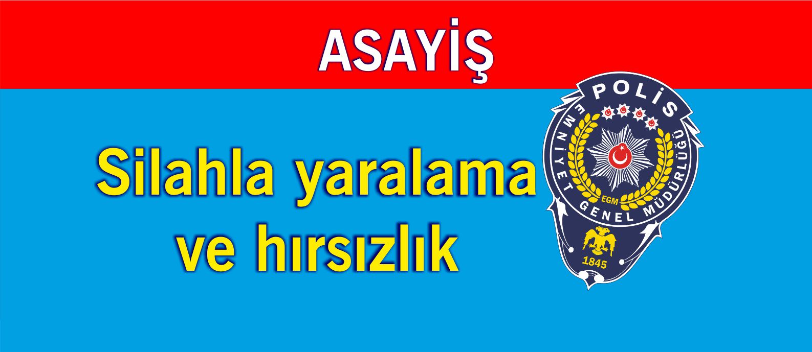 Silahla yaralama ve hırsızlık