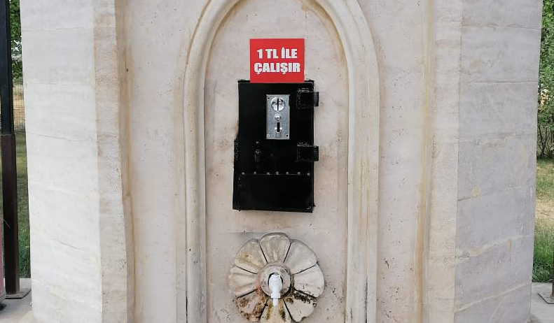 Vatandaşın şikayeti dikkate alındı: Su parkındaki israf önleniyor