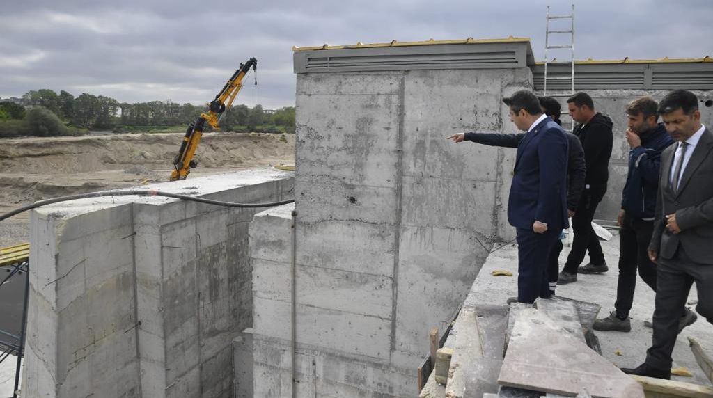 Vali Kırbıyık, 3 Şehir 1 Nehir projesinde incelemelerde bulundu