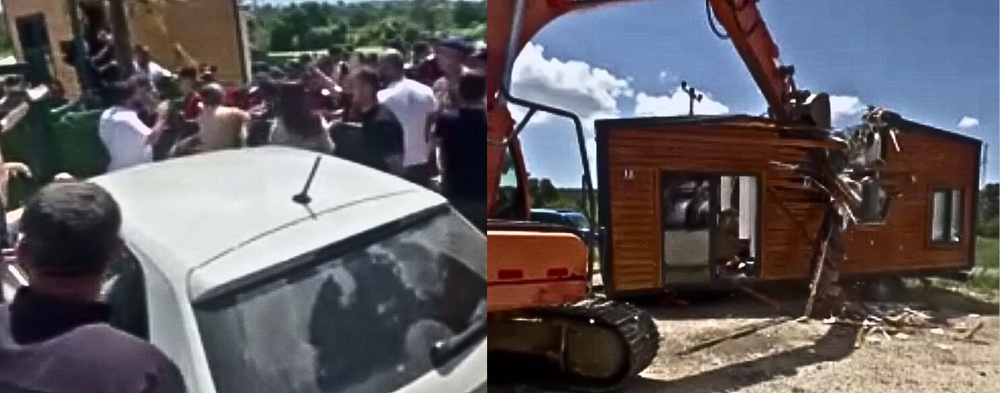 Danişment’te yıkım, jandarmayla vatandaşı karşı karşıya getirdi