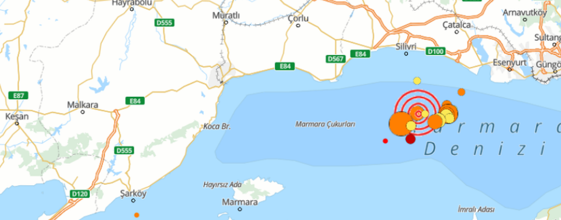 Silivri açıklarındaki 6.0 büyüklüğünde deprem, Keşan'da da hissedildi