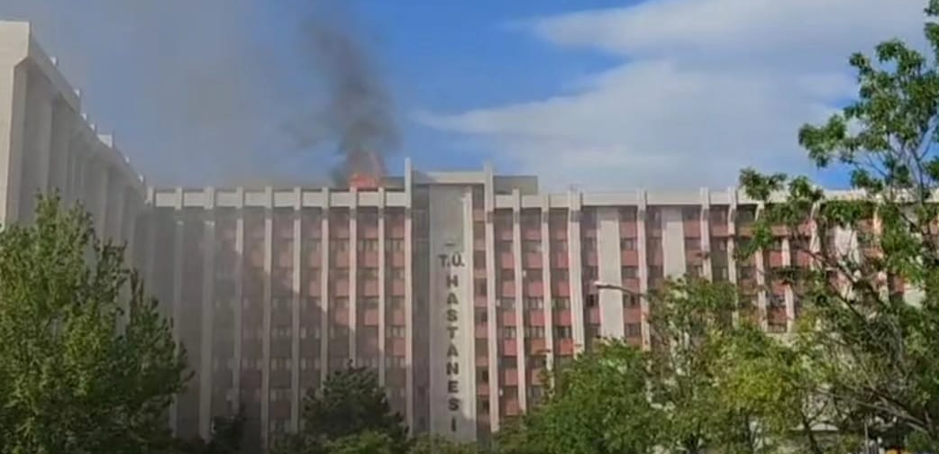 T.Ü. Edirne Tıp Fakültesi Hastanesi'nde yangın 