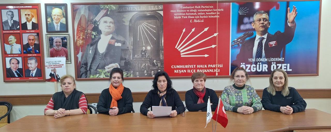 CHP Keşan Kadın Kolları Başkanı Gegeoğlu: “Medeni Yasamıza sahip çıkıyoruz”