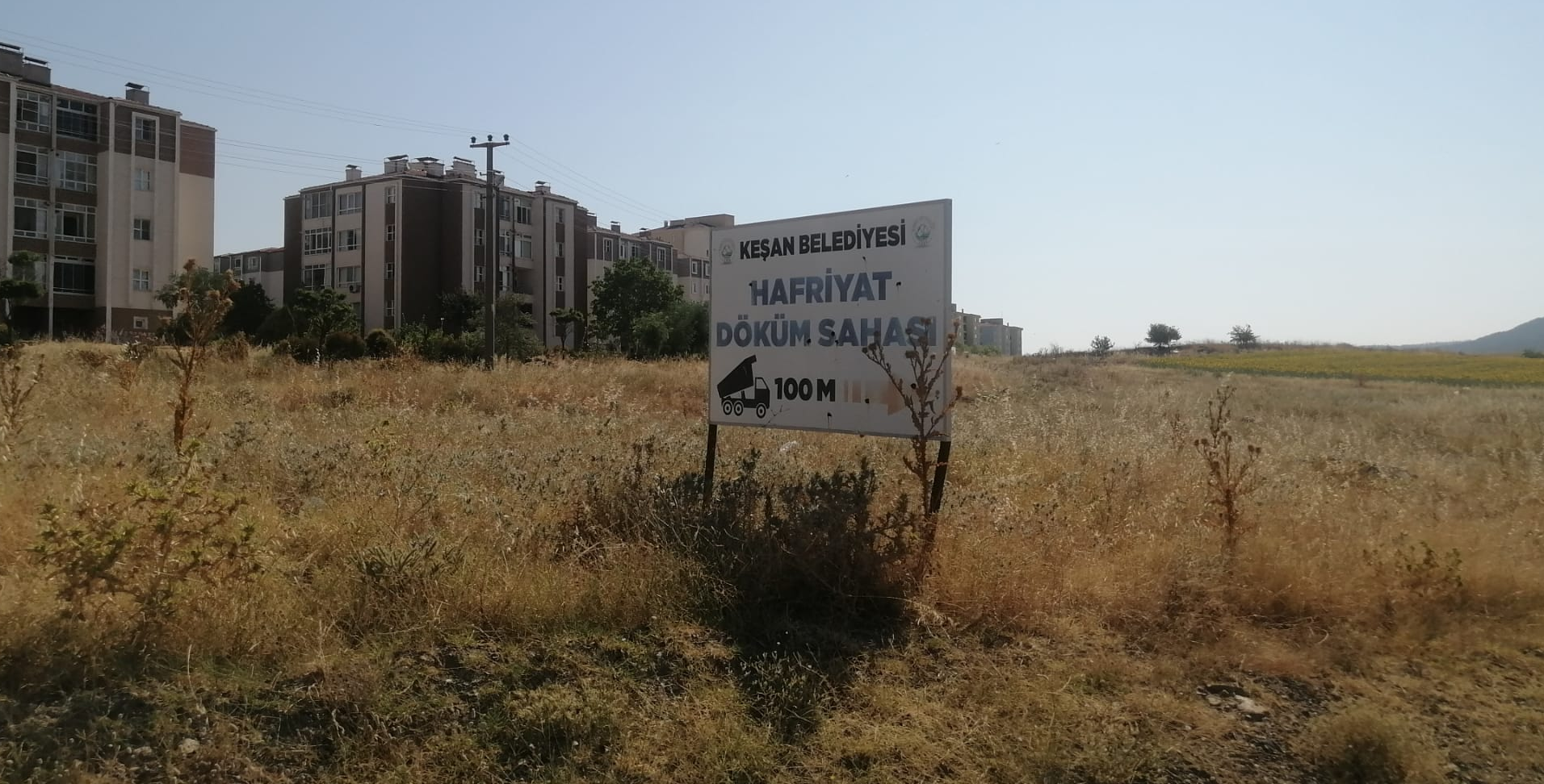 Keşan Belediyesi, molozların hafriyat döküm sahasına atılması konusunda uyardı!