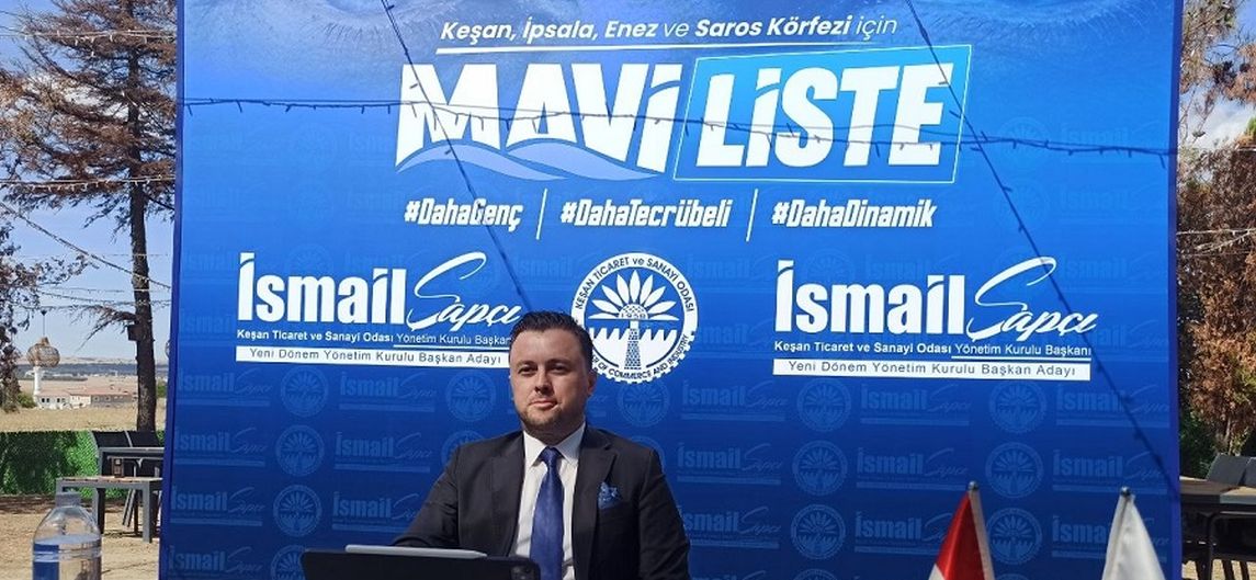 İsmail Şapçı, Keşan TSO’da yeni dönem için yeniden aday