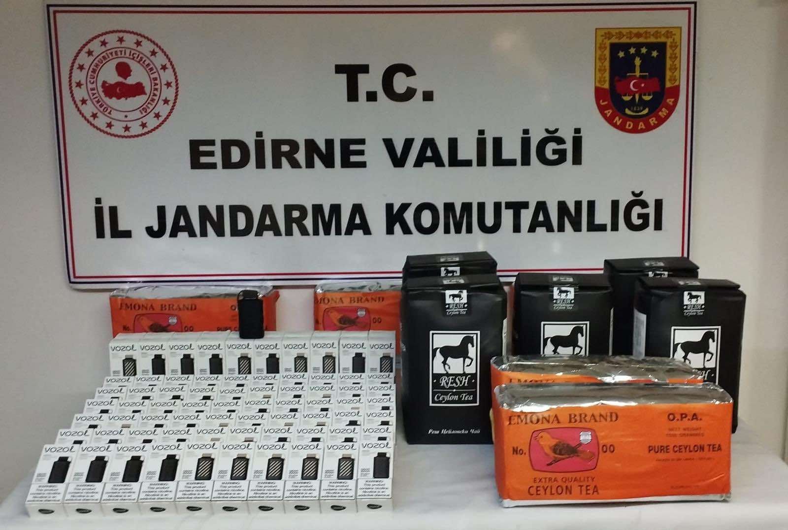 Jandarma’dan kaçak eşya operasyonu