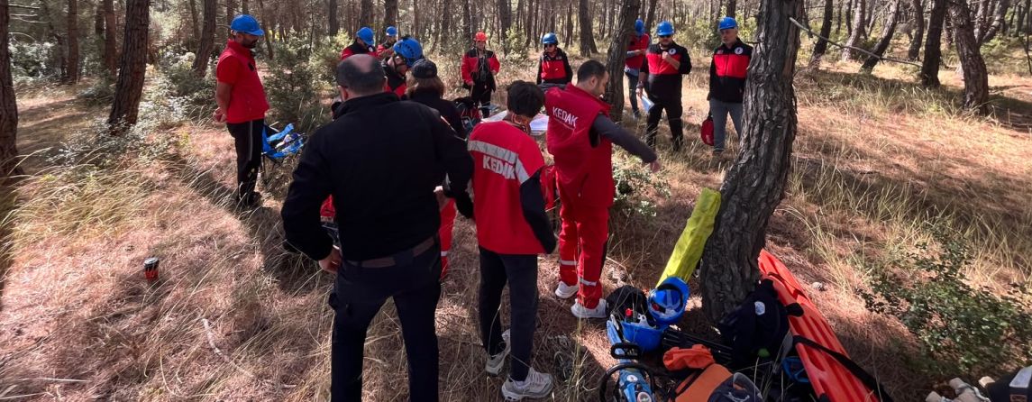 KEDAK’tan, ormanlık alanda gerçeği aratmayan arazi arama kurtarma tatbikatı