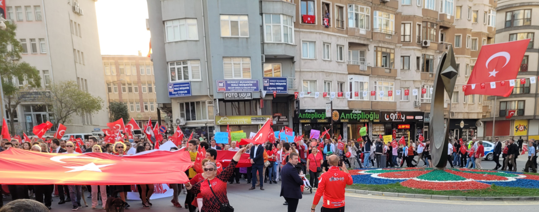 Keşan Halkı, Cumhuriyetimizin 100. Yılı için yürüdü