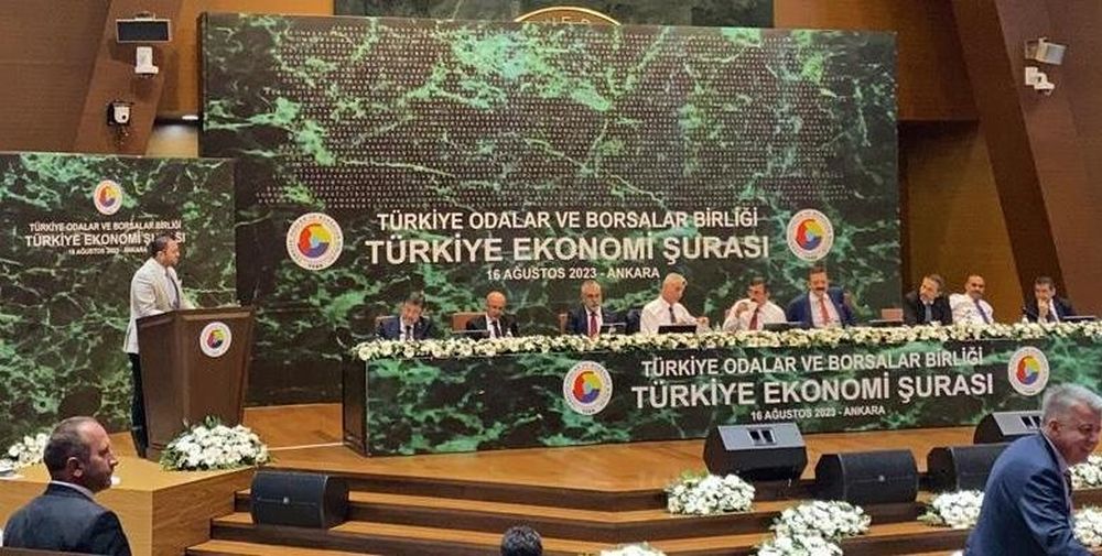 Keşan TSO Başkanı İsmail Şapçı, Ekonomi Şûrası’nda bölgenin önemli sorunlarını dile getirdi