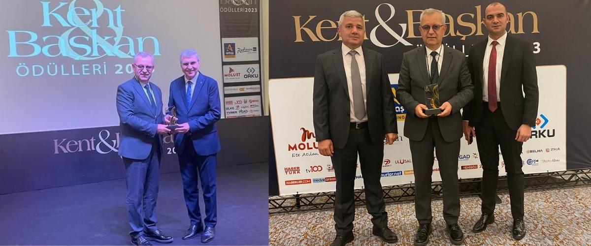 Helvacıoğlu’na, ‘Başarılı Belediye Başkanı’ ödülü