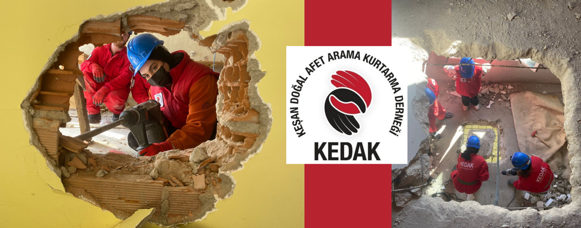 KEDAK, bina enkaz arama kurtarma tatbikatı gerçekleştirdi