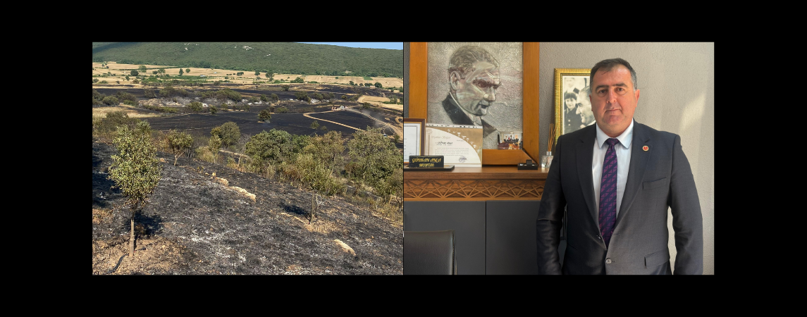 Mecidiye Muhtarı Akça, arazi ve orman yangınlarına karşı duyarlı olunmasını istedi