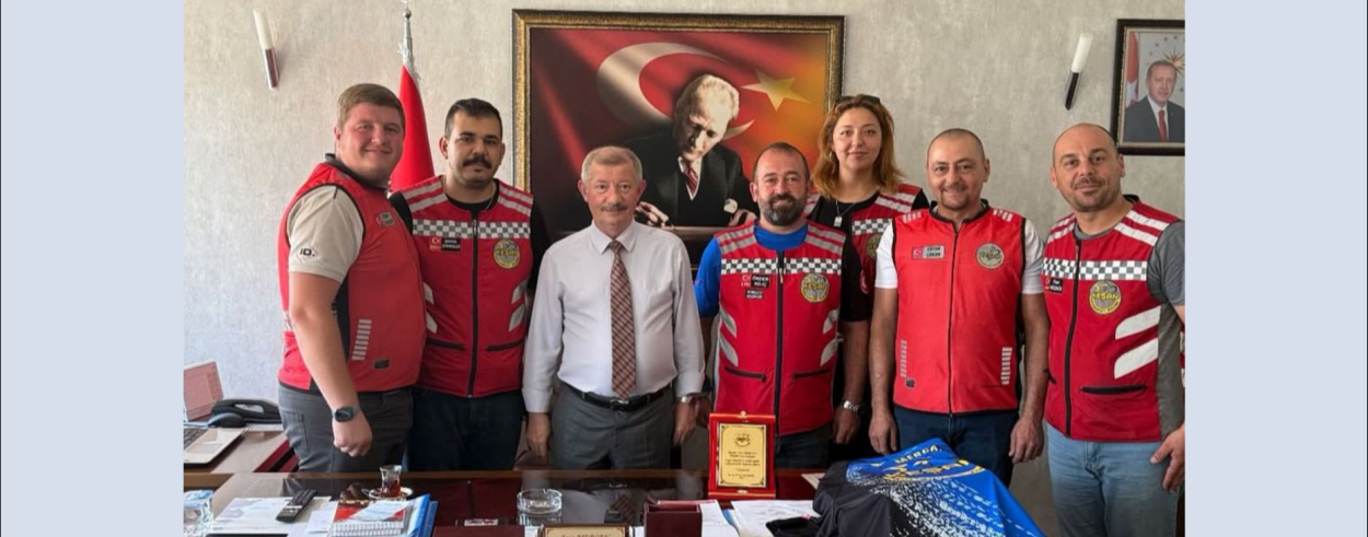 Keşan Motosiklet Kulübü’nden Keşan Kaymakamı Mercan’a ziyaret
