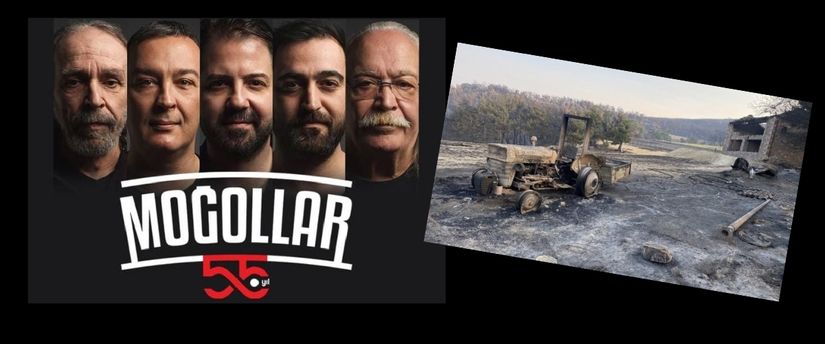 Moğollar, Çanakkale yangınında zarar gören köyler için konser verecek