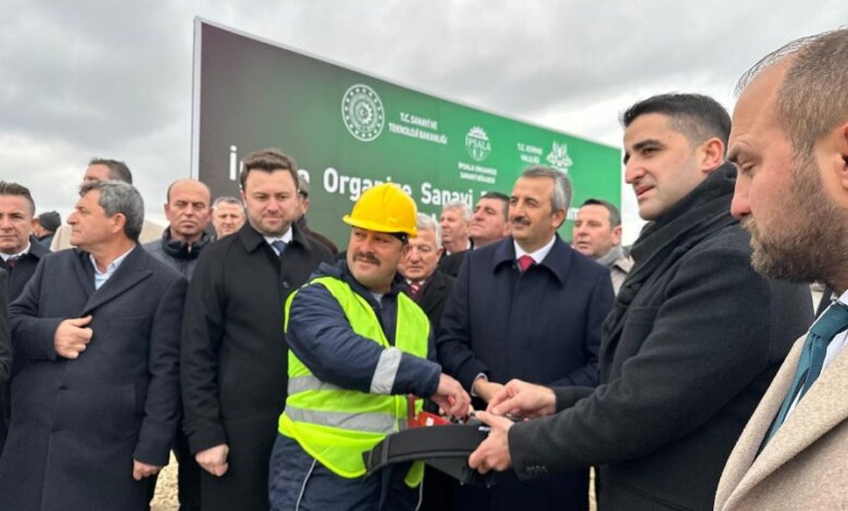 İpsala OSB yönetim binasının temeli atıldı