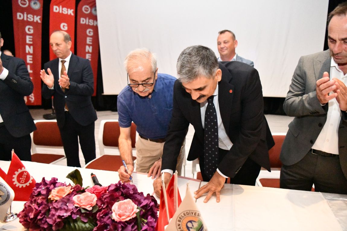 Keşan Belediyesi ve Personel Ltd. Şti. işçileri arasında toplu sözleşme imzalandı