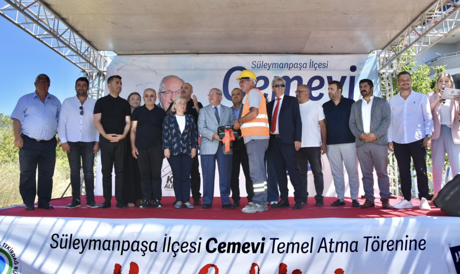 Süleymanpaşa Cemevi’nin temeli törenle atıldı