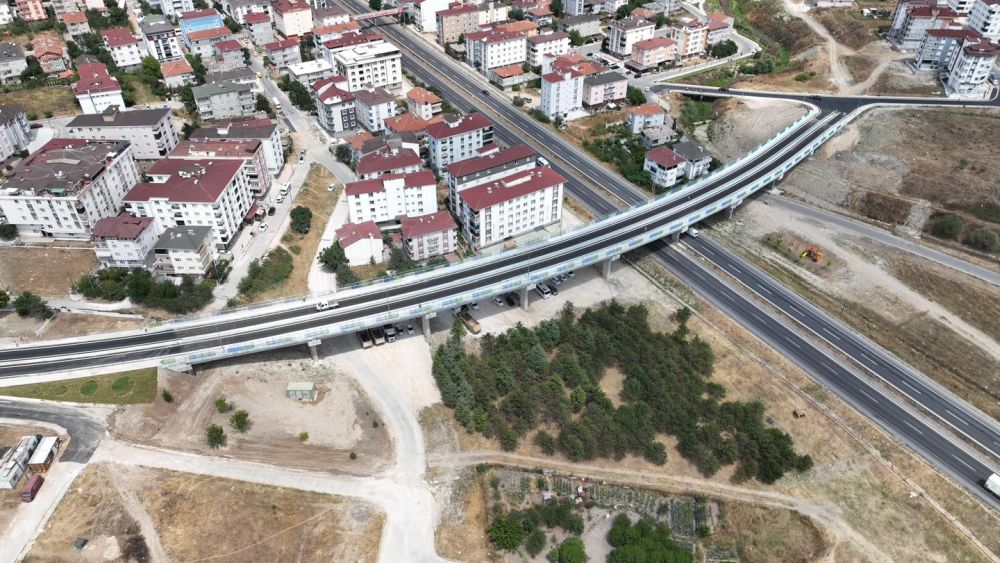 Çerkezköy Bağlık Viyadüğü, törenle hizmete açıldı