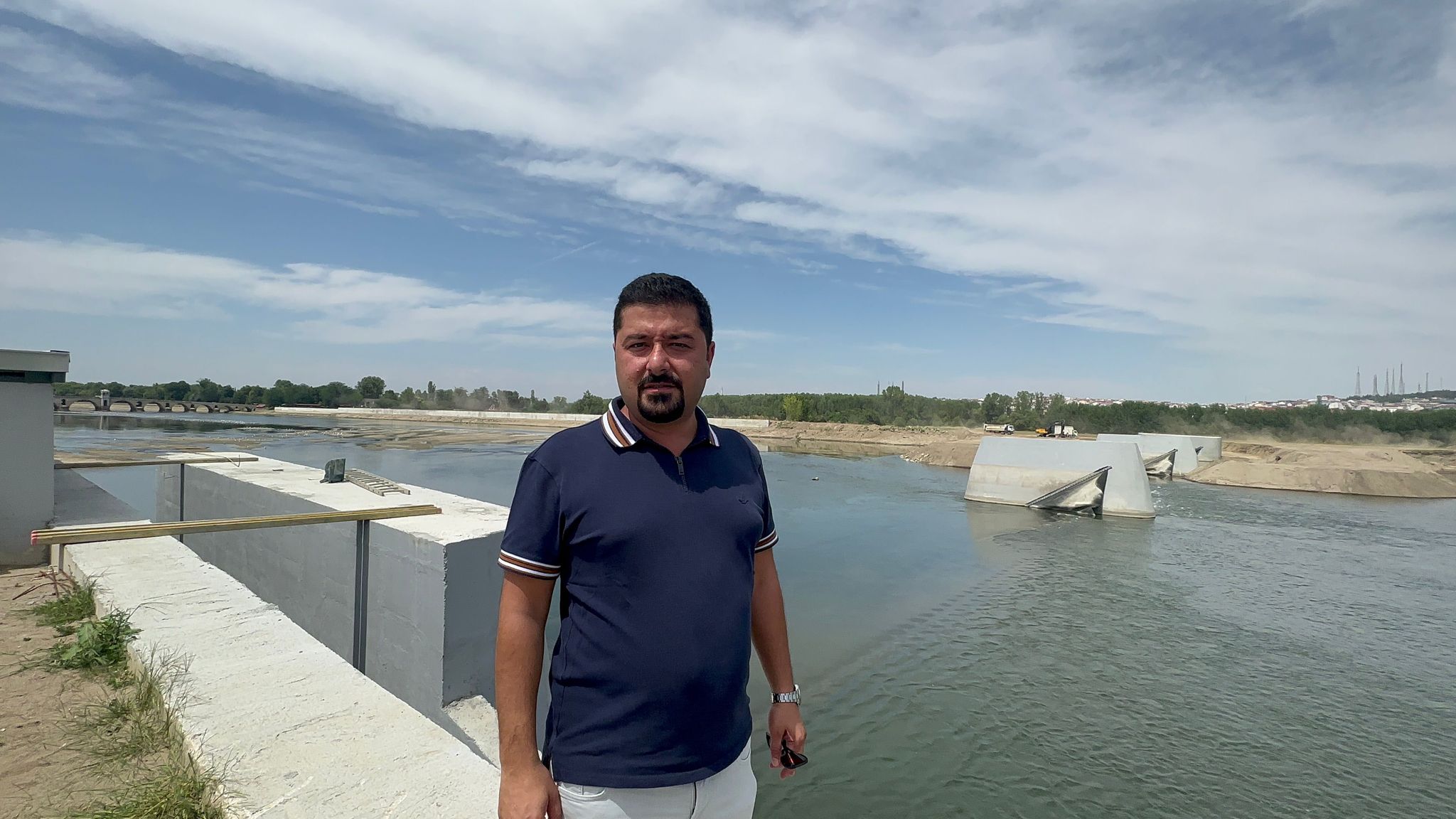 CHP Edirne Milletvekili Yazgan, Meriç Santralinde incelemelerde bulundu