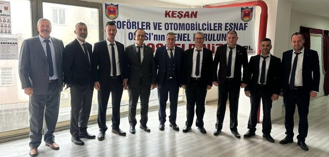 Keşan Şoförler ve Otomobilciler Odası Başkanı Demirkan, güven tazeledi